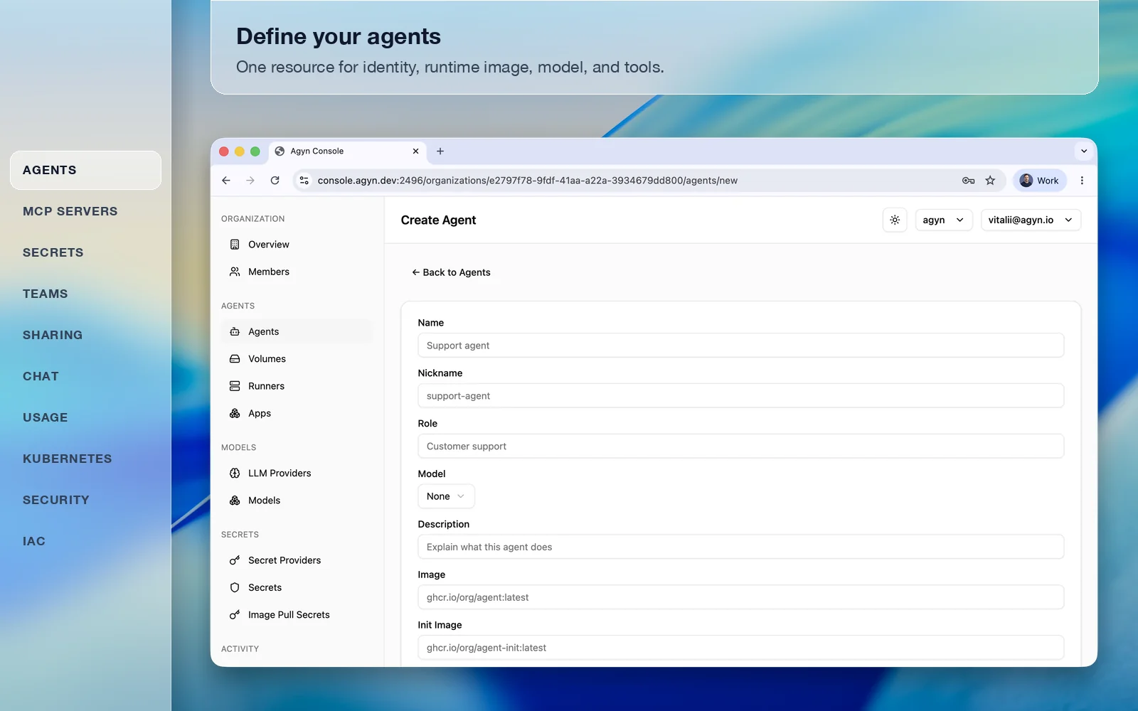 Agyn platform demo